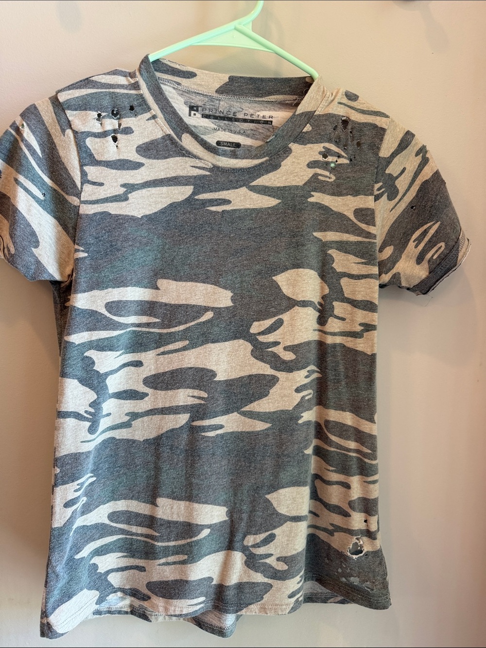 Prince Peter Collection Camo Short Sleeve Tee